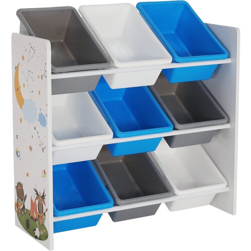 Kondela Organizator/stojalo za igrače, večbarvna/z vzorcem, DARLING TIP 3 Cene