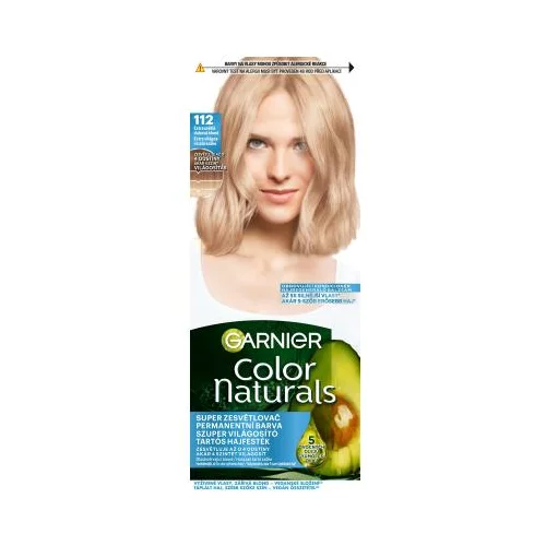 Garnier Color Naturals boja za kosu plava kosa svi tipovi kose 40 ml Nijansa 112 extra light irid blonde za ženske POKR