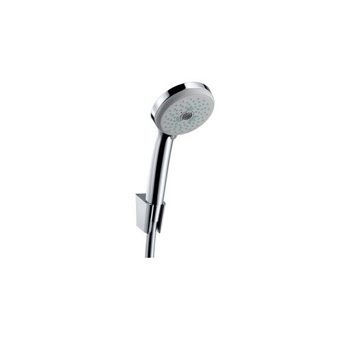 Hansgrohe Croma 100 Chrome tuš set: ručni tuš sa 3 mlaza, držač za ručni tuš, Isiflex 1600 crevo za ručni tuš 27595000 Cene
