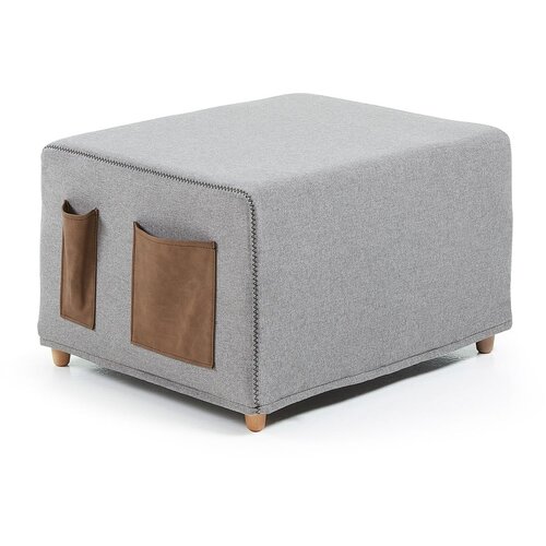 Kave Home sivi sklopivi tabure La Forma Kos, 70 x 180 cm Slike