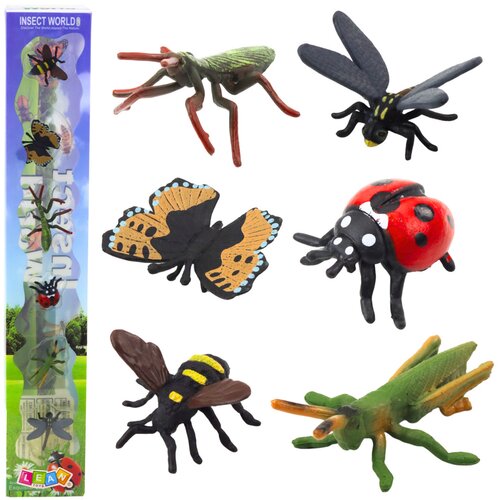  Set of Mini Figures Insects Wasp Mantis Ladybug 4-6cm 6pcs Cijene