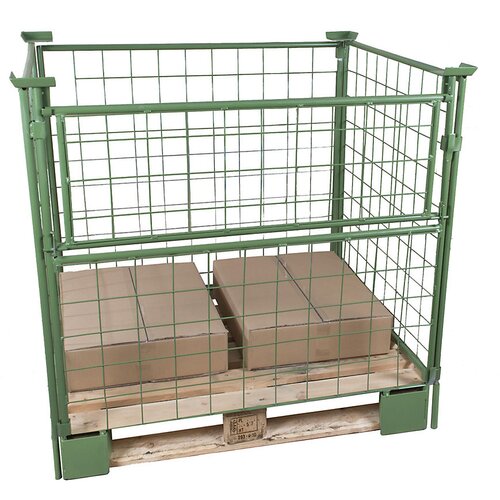 ratioform Paletni okvir, uporabna višina 1000 mm za postavitev, DxŠ 800 x 1200 mm, 1 vzdolžna stena polovično preklopna Cene