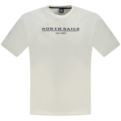 North Sails Majice s kratkimi rokavi 996022000_BI0101 Bela Slike