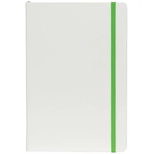  beležnica Flux White, A5, zelena, 96 listov