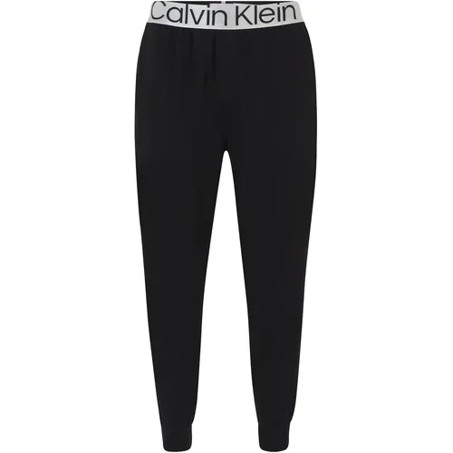 Calvin Klein Underwear Hlače crna / bijela