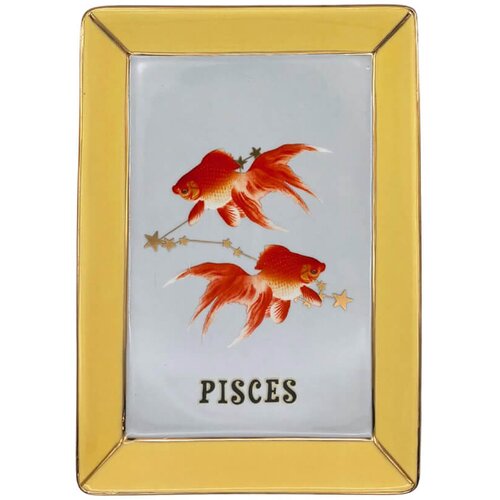 Yvonne Servirni krožnik Zodiac 16,5x12cm / Pisces-Ribi / porcelan, (5000255228) Slike