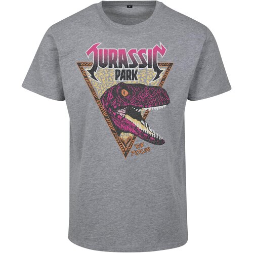 Merchcode Jurassic Park Pink Rock Tee Heather Gray Slike