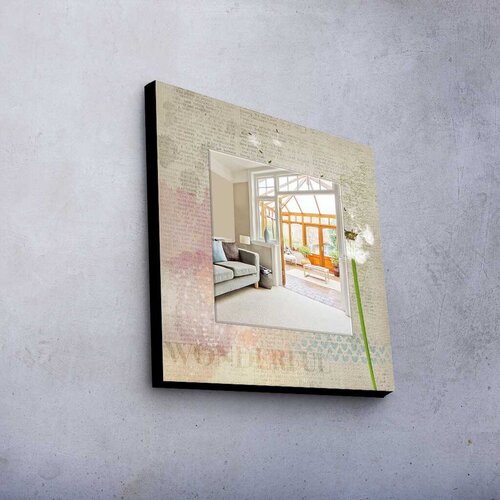 Wallity Zidno ogledalo MA-053, 50x50cm Cijene