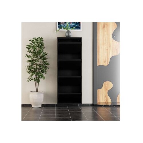 Hanah home ormar za cipele 4 piece metal black Slike