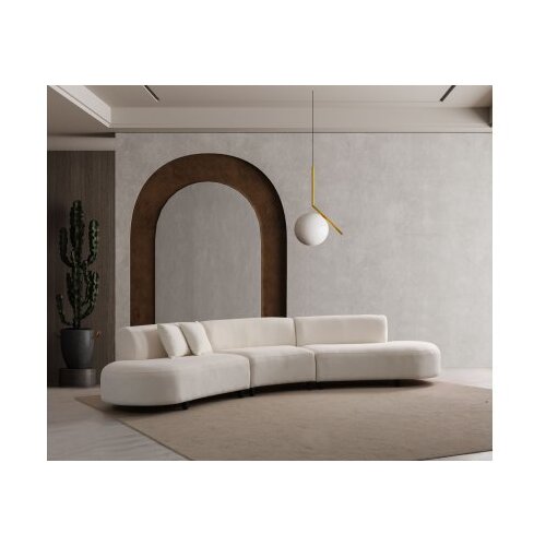 Atelier Del Sofa Kutna sofa Pars Krem, 100x70x390 cm, Bež Cene