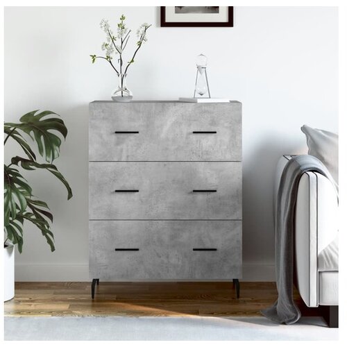 vidaXL Komoda siva boja betona 69 5x34x90 cm od konstruiranog drva Cijene