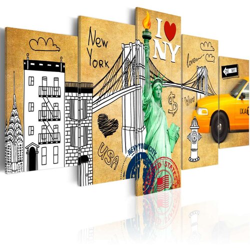  Slika - I love New Jork City 100x50 Slike