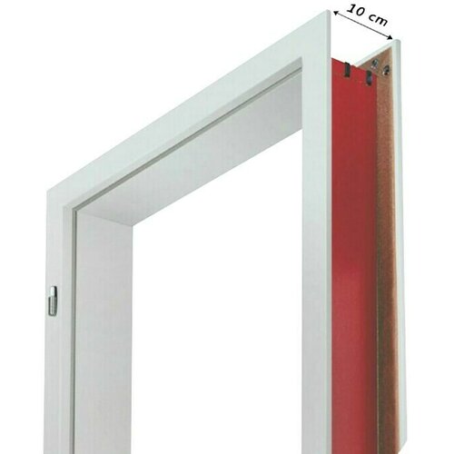 DOORNITE Dovratnik (D x &amp;Scaron; x V: 100 x 950 x 2.000 mm, DIN lijevo, Bijele boje) Slike
