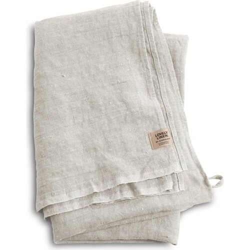 Lovely Linen Hamam-brisača / brisača za savno - Light Grey Cene