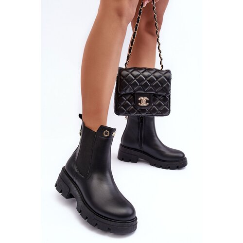 Boto Women's Leather Ankle Boots with Decorative Black Lobb Cene