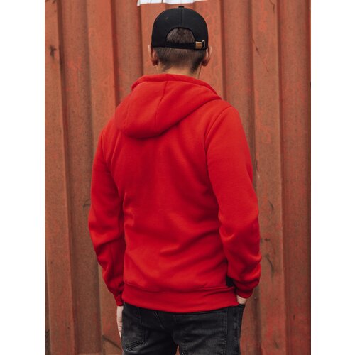 DStreet Men's hoodie red Slike