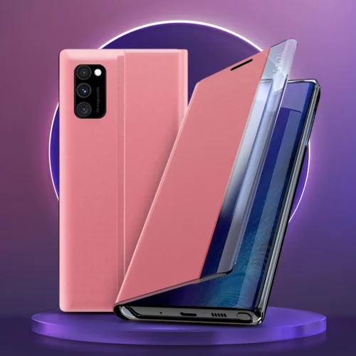 Onasi Havana Clear View za Samsung Galaxy S23 5G - roza