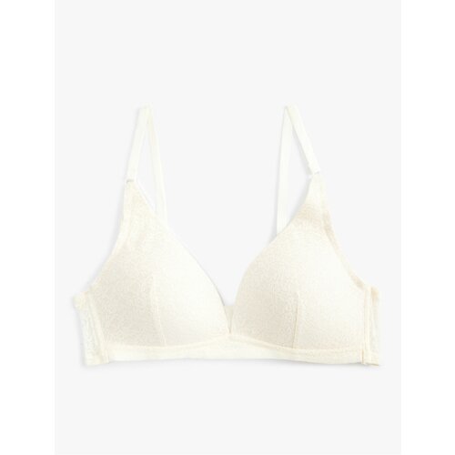 Koton Non-wired, unpadded bra with lace Slike