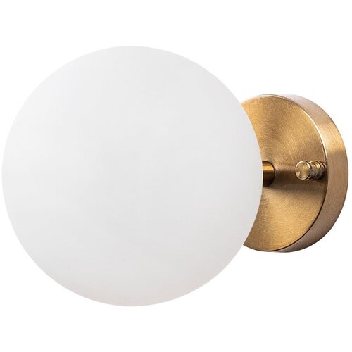 Opviq lights Bela/v bronasti barvi stenska svetilka &amp;oslash; 15 cm Atmaca &amp;ndash; Slike
