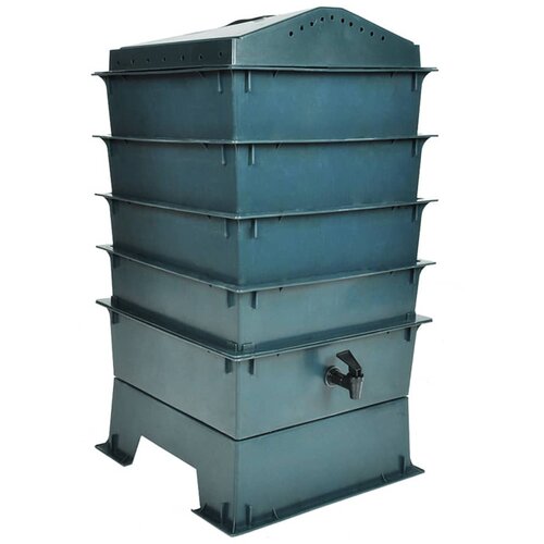 vidaXL Farma za Uzgoj Glista s 4 Ladice 42x42x60 cm Cijene
