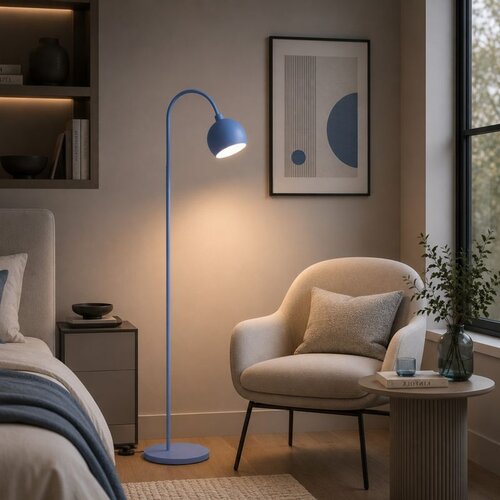 Opviq podna lampa Vela-18500-D, 1 × E27, plava Cene