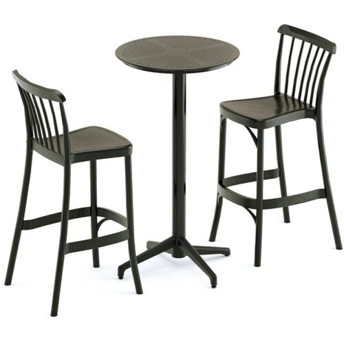  Barski Set / Moon Bar &amp;Oslash;60 &amp;amp; Gozo Bar 75cm x2 &amp;ndash; Crna Slike