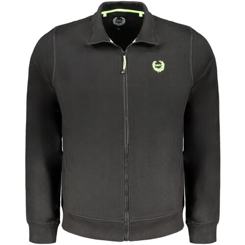 Gianmarco Venturi MEN&amp;amp;#39;S BLACK ZIP SWEATSHIRT Slike