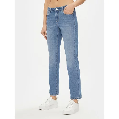 Vero_Moda Jeans hlače 10297462 Modra Straight Fit