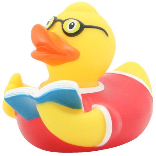 Lilalu patkica - Book Reader - Rubber Duck Slike