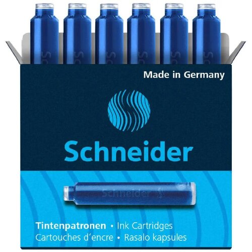 Schneider Ink, patrone za naliv pero, plava, 6K Cene