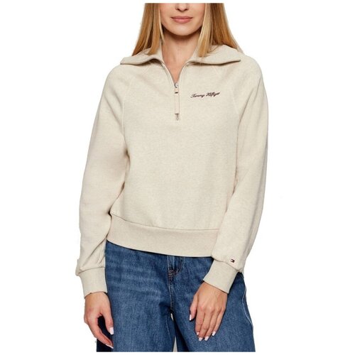 Tommy Hilfiger Puloverji CLASSIC SCRIPT FLEECE HA Bež Cene