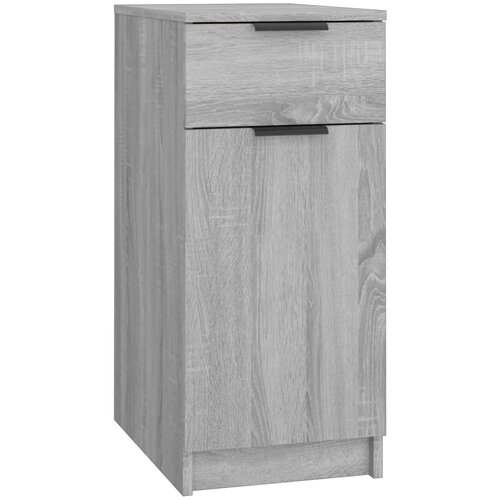  za radni stol siva boja hrasta 33,5 x 50 x 75 cm drveni Slike