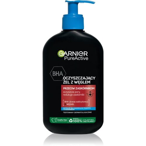 Garnier Pure Active Charcoal čistilni gel za obraz z aktivnim ogljem 250 ml Cene