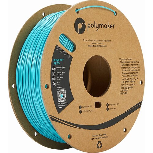 Polymaker PolyLite PETG Turquoise, 1.75 mm (1.000 g) Cene