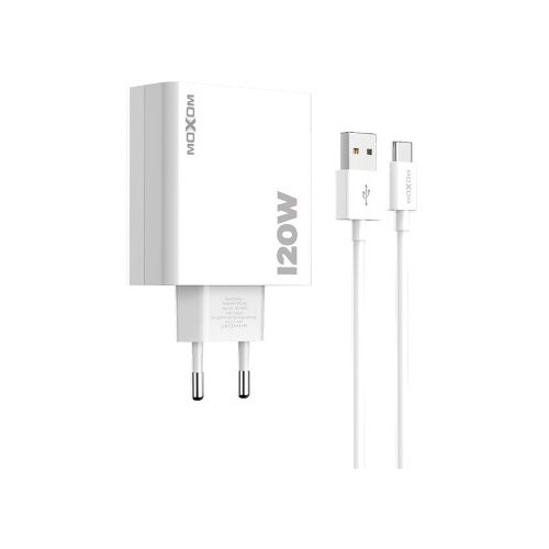 Moxom mx-hc246 120w 6a type c beli kucni punjac ( p1294 ) Slike