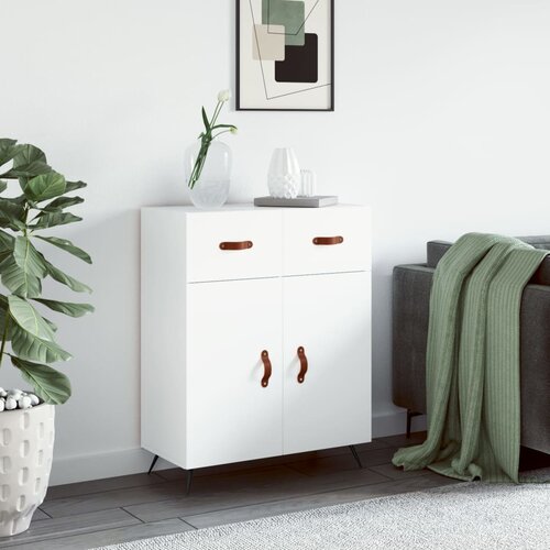 VidaXL Komoda bijela 69 5x34x90 cm od konstruiranog drva Slike