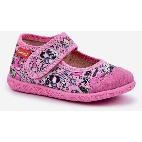Boto marka niezdefiniowana Leather Sneakers On A Platform Pink Lemmy Slike