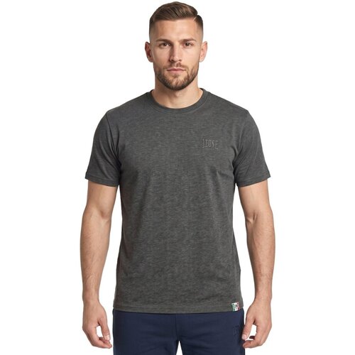 Leone 1947 Majice s kratkimi rokavi Man Short Sleeves Small Logo Siva Cene