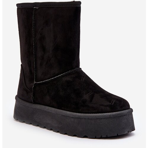 Boto PS1 Women&amp;#039;s Snow Boots Insulated with Fur Black Abrams Slike