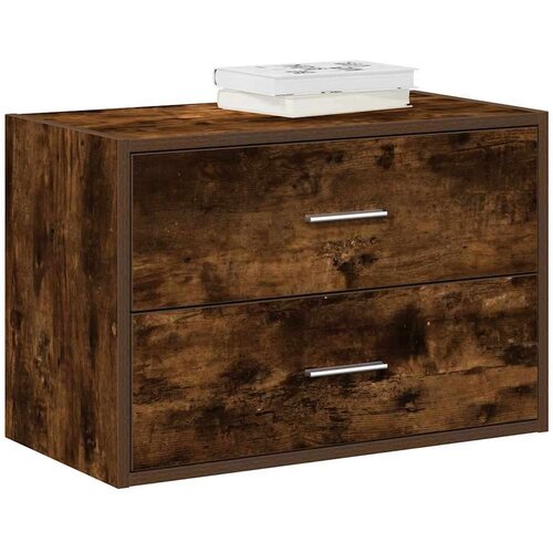 vidaXL Ormarić s 2 ladice boja hrast 60x31x40 cm konstruirano drvo Cene