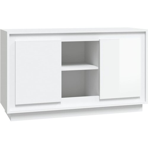 Maison Chic Komoda - Predalnik visok sijaj bela 102x35x60 cm inženirski les, (21721096) Slike