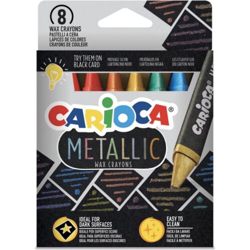 Carioca metallic trokutasti set masnih bojica 8kom - Cijene