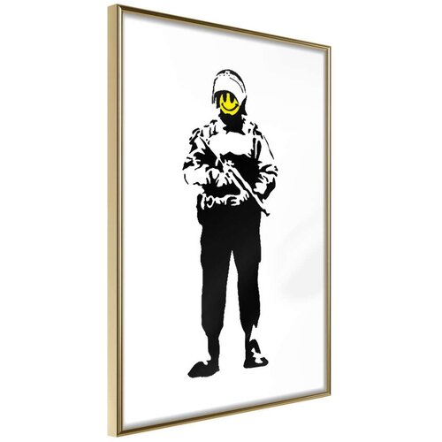  Poster - Banksy: Smiling Copper 40x60 Slike