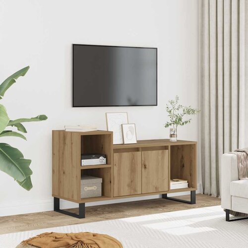 TV ormarić Artisan hrast 100x35x55 cm izrađeno drvo Cene
