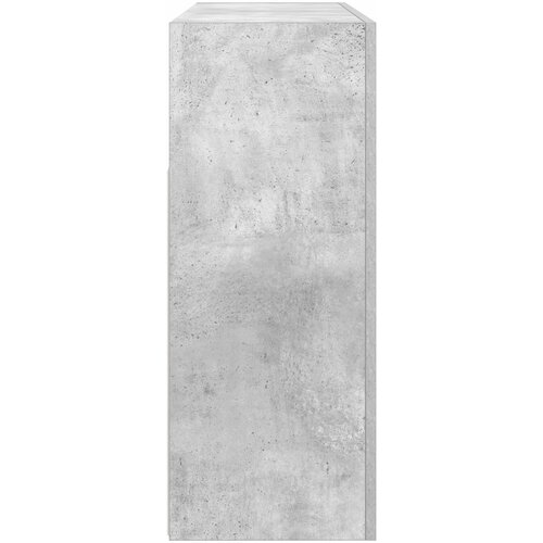  Kreveta Betonski sivi 116 x 30 x 75 cm Konstruirano drvo Slike