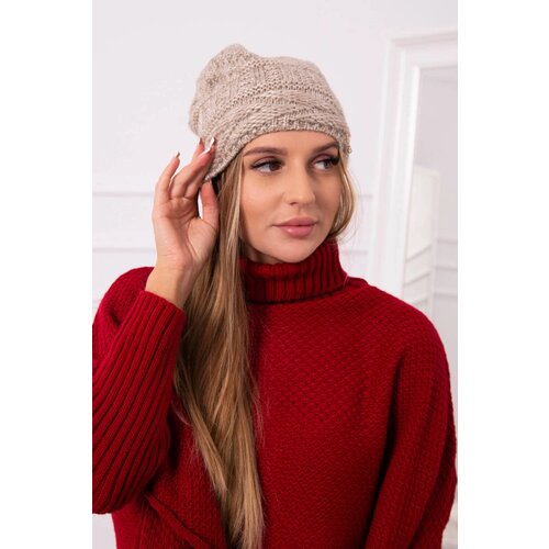 Kesi marka niezdefiniowana Cap with fleece Edyta K298 beige Slike