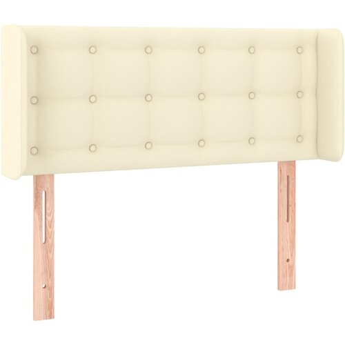  LED uzglavlje krem 93x16x78/88 cm od umjetne kože Slike