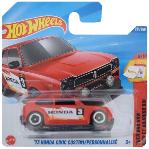 Mattel Hot Wheels: 73 Honda Civic Custom crveni autić 1/64 - Cijene
