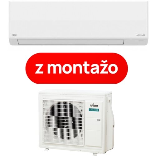 Fujitsu klimatska naprava z montažo ASEH12KLTA / AOEH12KLTA Slike