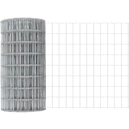  Euro Ograda s Betonskom Podlogom 10 x 0,6 m Srebrna Slike